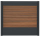 IdeAL | Scherm Antraciet- Horizon Ipé | 180x180 | 9 planks