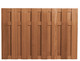 OUD_Westwood | Tuinscherm Bangkirai | 15-planks | 130cm