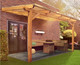 Douglasvision veranda | 300 x 350 cm | Geschaafd | Helder
