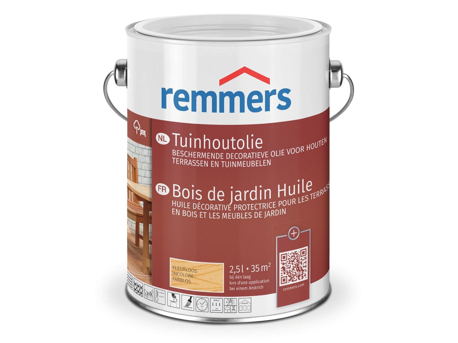 Remmers | Kleurloos Tuinhoutolie | 2,5 L