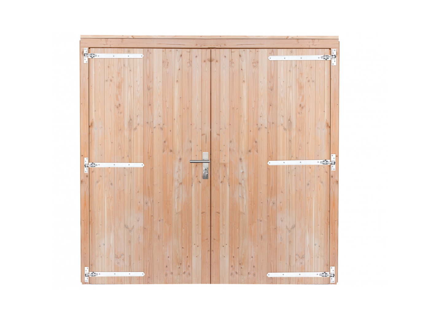 Woodvision dubbele deur dicht douglas, 255 x 209 cm