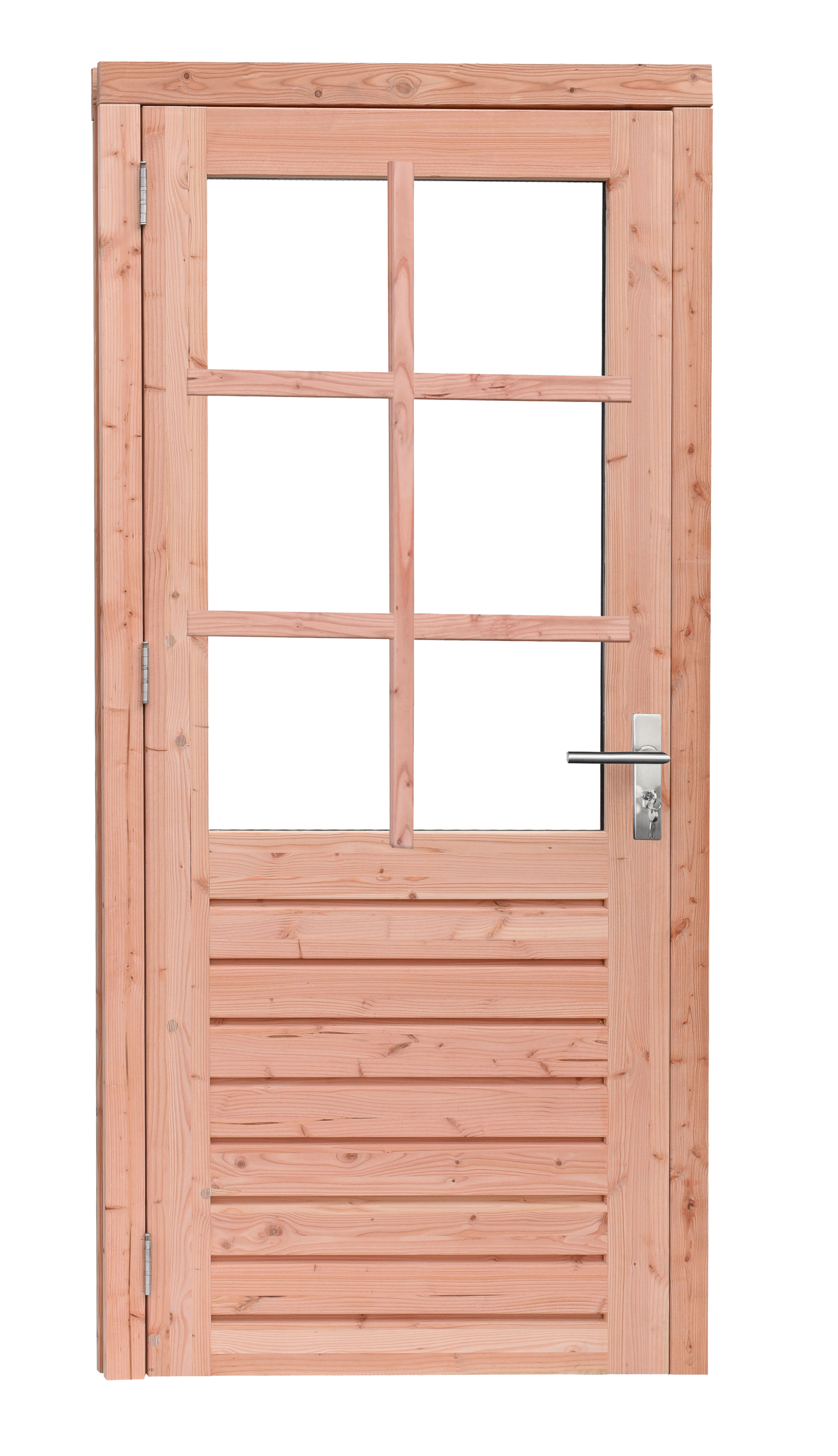 Woodvision | Douglas enkele deur Prestige | 6-ruits | 109 x 221 cm | Linksdraaiend