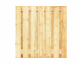 OUD_Grenen plankenscherm | Fijnbezaagd | 15-planks | 180 x 200 cm | Groen geïmpregneerd