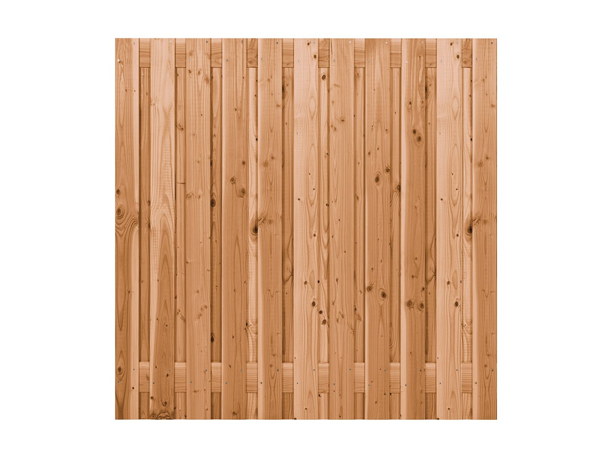 Schutting douglas fijnbezaagd, 21-planks, 180 x 180 cm