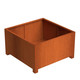 Adezz | Plantenbak Andes met poten | 140 x 140 x 80 cm