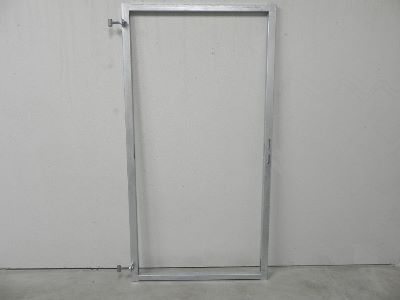 Stalen poortframe | Blokhutprofielen | 100 x 190 cm | Galvanisch verzinkt