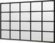 Trendhout | Steel Look raam module E-04 | 340.5x220 cm