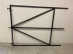 Stalen poortframe verstelbaar | 200 x 155 cm | Zwart