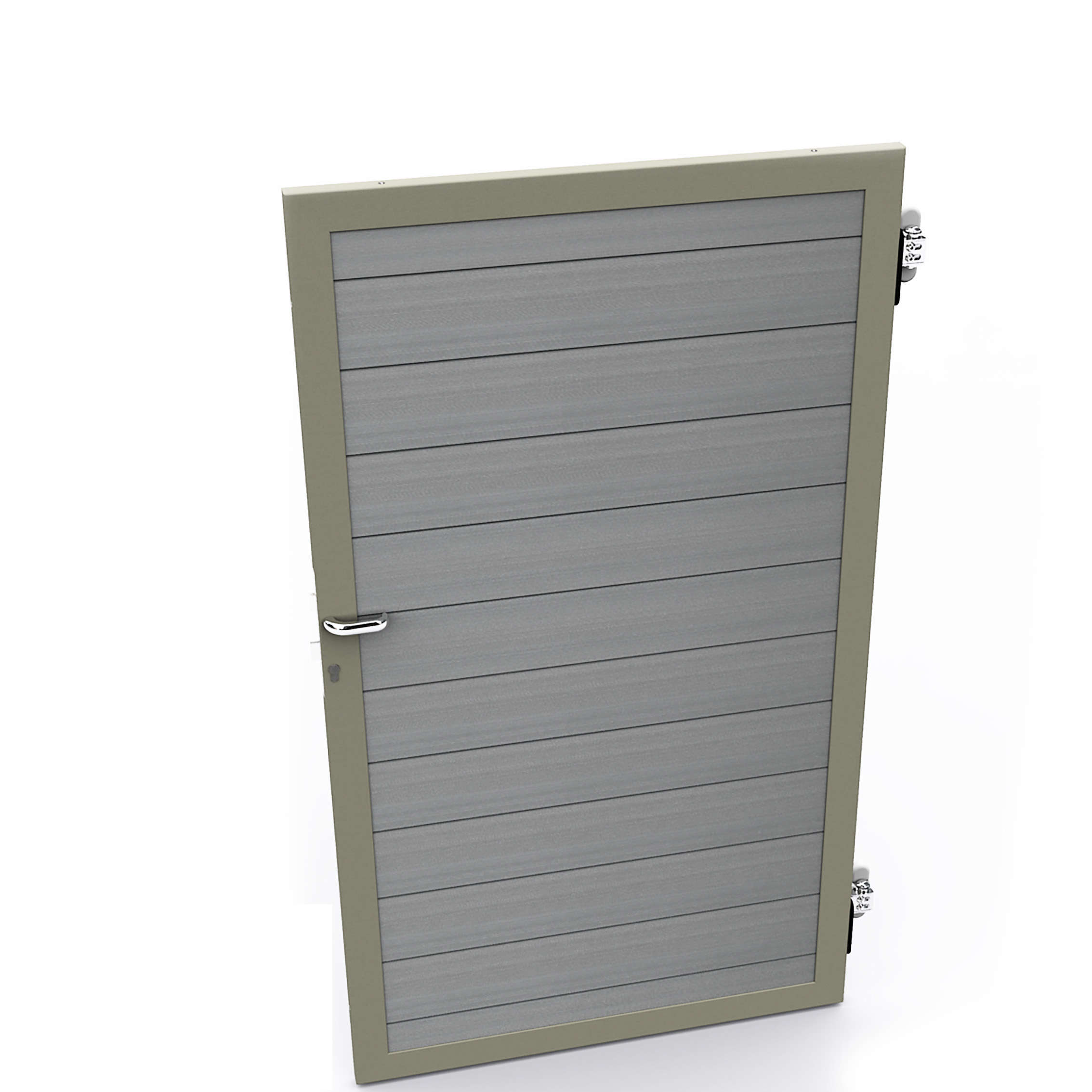 Duofuse | Composiet poort/deur | 180cm | Stone Grey