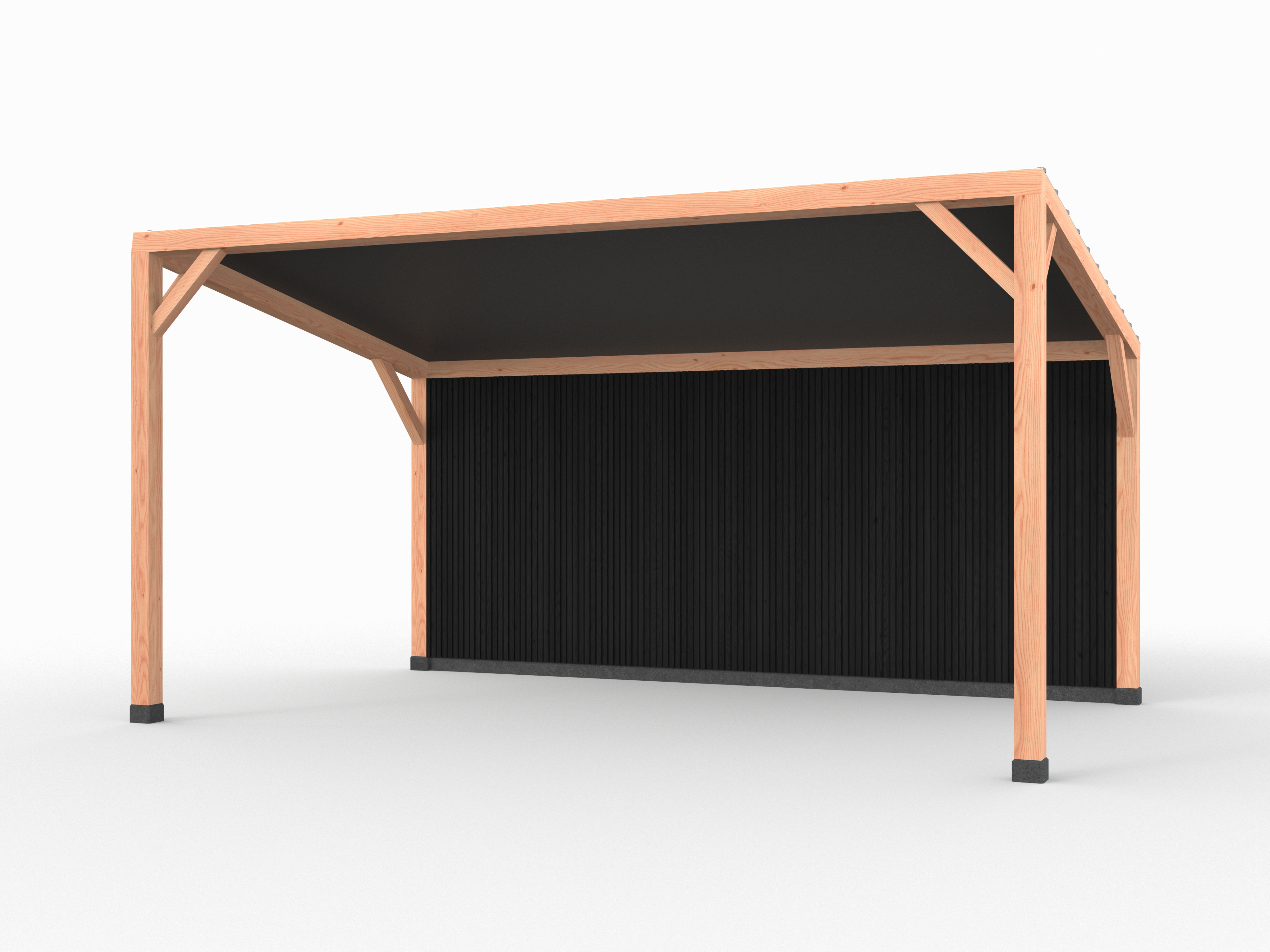 Douglas pergola waterdicht, 500 x 300 cm, C2R