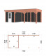 Trendhout | Buitenverblijf Refter XL 7350x3400 mm | Combinatie 2