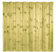 OUD_Grenen plankenscherm | Geschaafd | 15-planks | 180 x 180 cm | Groen geïmpregneerd