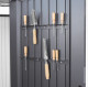 BIOHORT | Berging HighLine | Donkergrijs Metallic | Formaat HS | 275 x 155 cm | Standaard deur