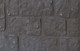 Betonrotsmotief onderplaat 26cm | dubbelzijdig Romeinmotief | Ongecoat | Antraciet