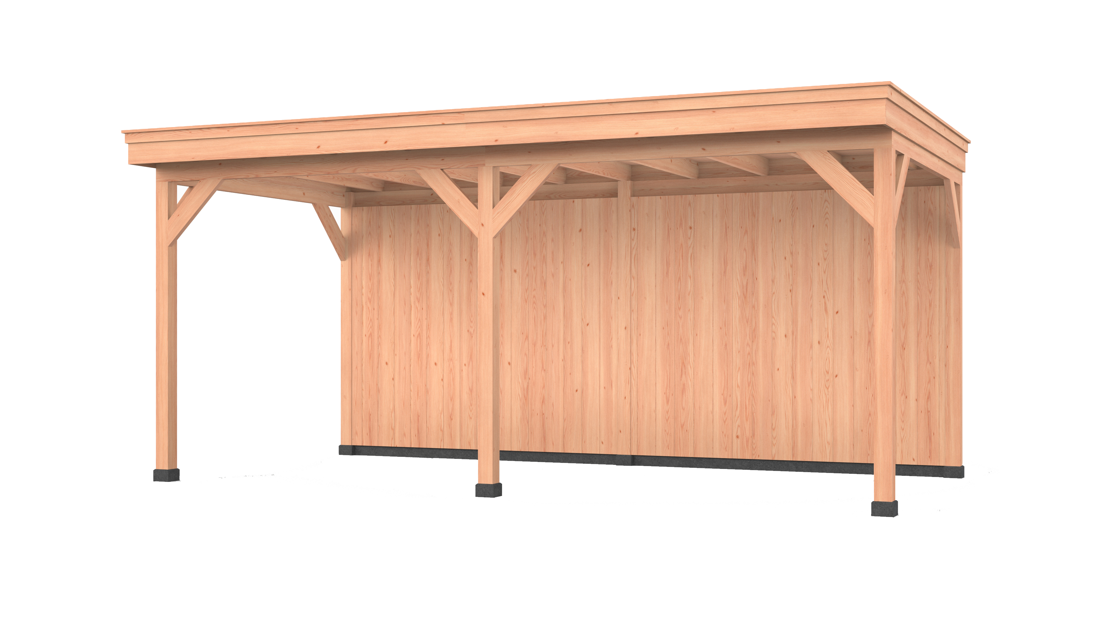 Westwood douglas overkapping fijnbezaagd, 600 x 300 cm, combinatie 2, sponningplank