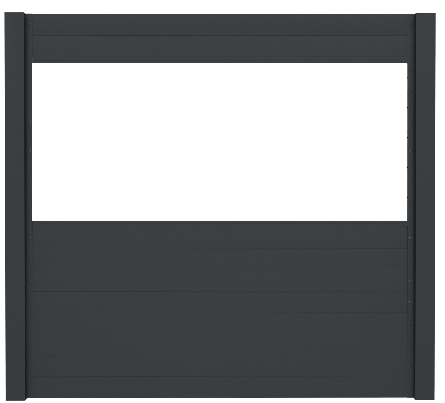 IdeAL | Basisset Scherm Antraciet 6 planks | 180x180