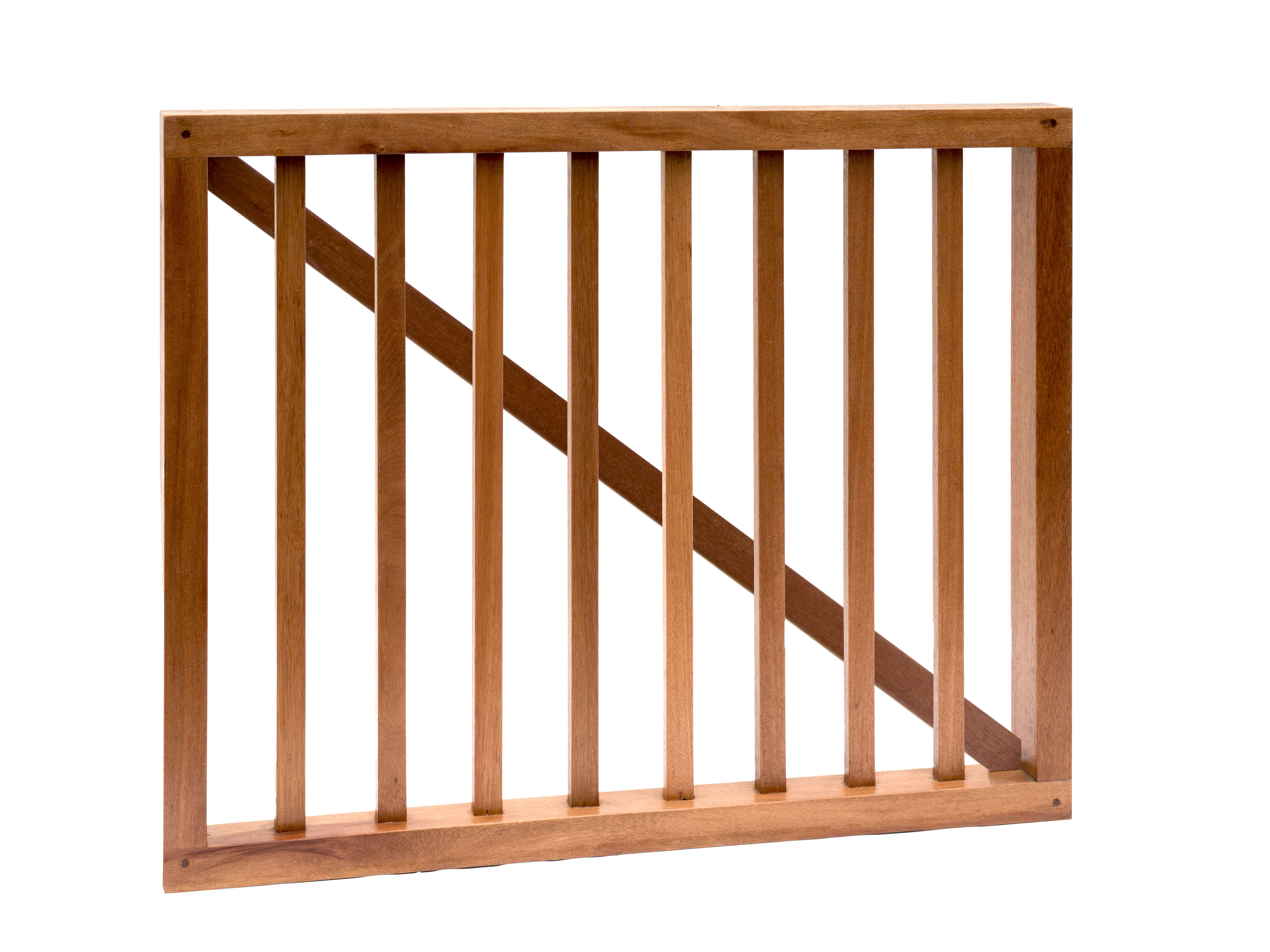 Woodvision | Hardhouten spijlenhek/-poort | 80 x 100 cm