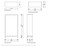 BURNI | Houtopslag | Donker antraciet | 100 x 40 x 180 cm
