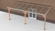 Douglas terrasoverkapping | Polycarbonaat | Helder | Geschaafd | 700 x 300 cm