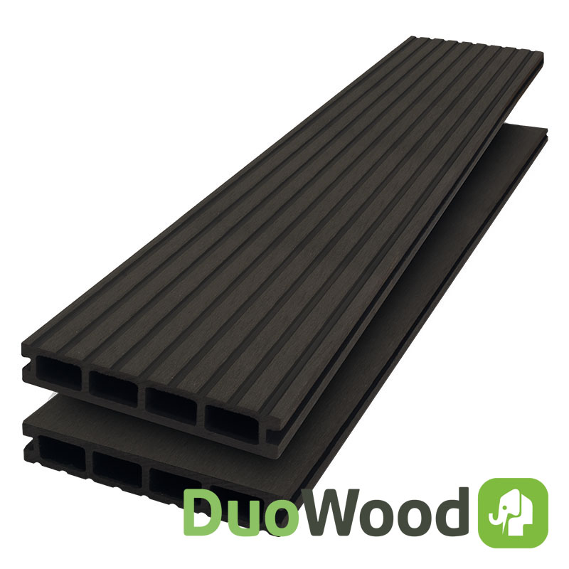 Duowood | Standaard vlonderplank 25x146 | Lava 500 cm