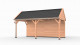 Westwood overkapping zadeldak comfort, 600 x 300, combinatie 2