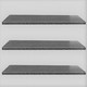 Excluton | President vijverrand 100x30x3 | Black