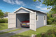 Outdoor life garage Dillon platinum grey-wit, 540 x 300 cm