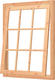 Trendhout | Uitzetraam met kozijn | 108.5x143 cm | Wit