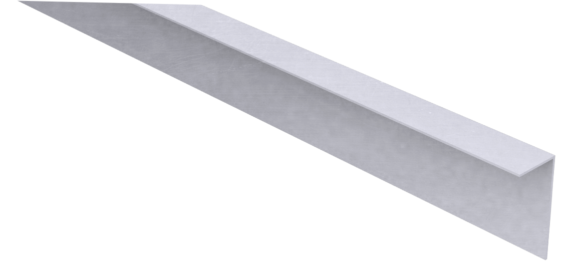 CarpGarant | Hoekprofiel aluminium zilver 3 x 7 x 500 cm
