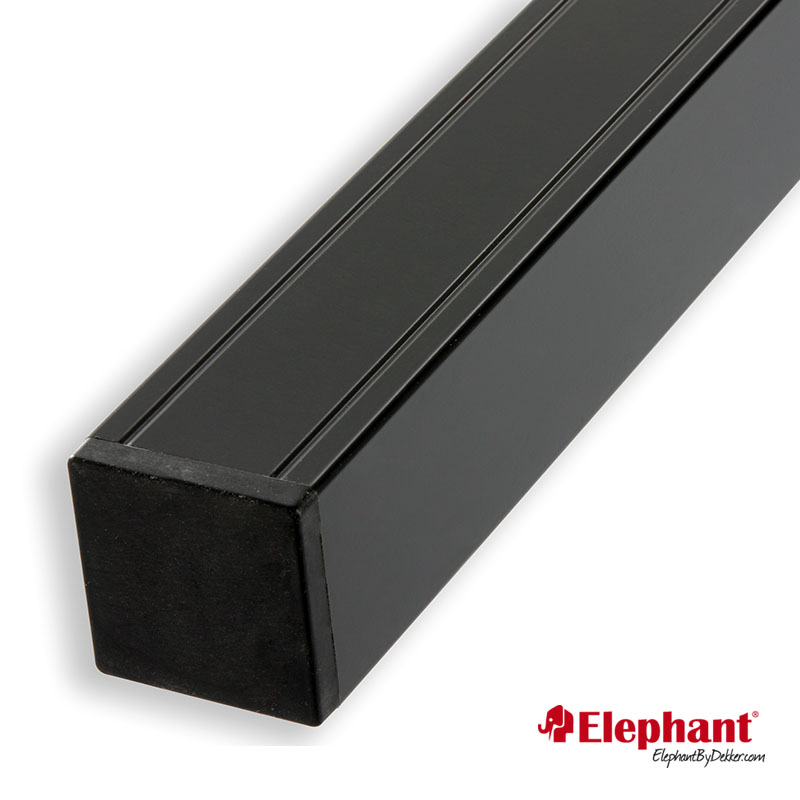 Elephant | Aluminium paal/kap | Antraciet | 68x68 mm lengte 99 cm