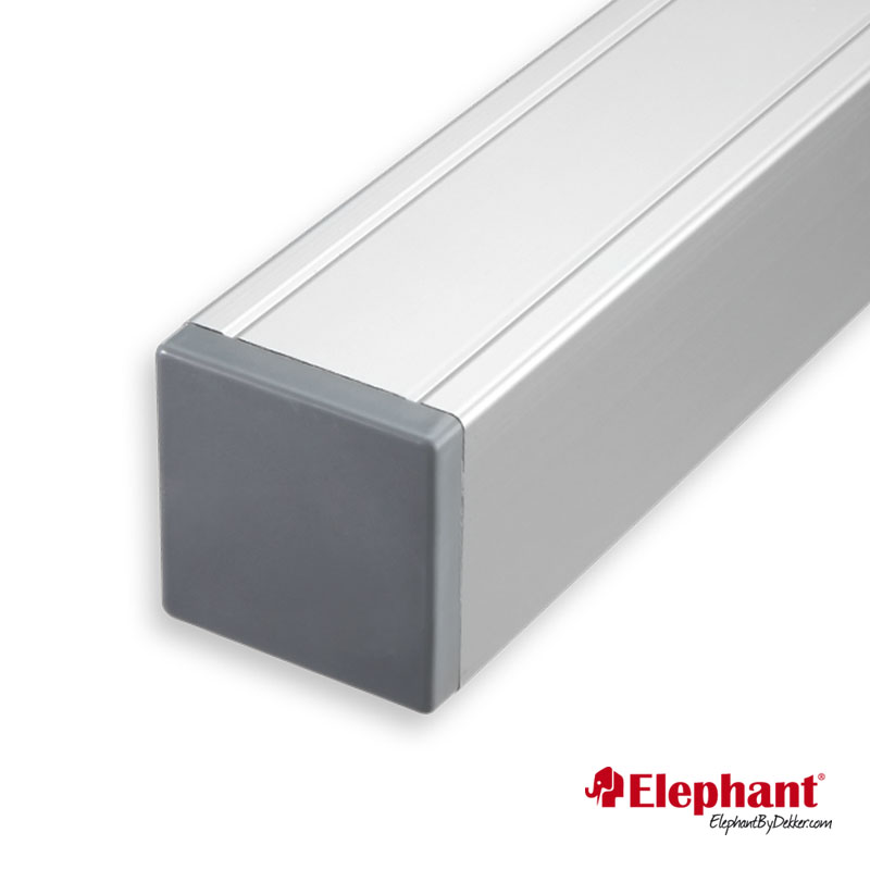 Elephant | Aluminium paal/kap | Aluminium | 68x68 mm lengte 272 cm