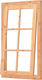 Trendhout | Uitzetraam met kozijn | 80.8x143 cm | Wit