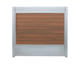 IdeAL scherm | Zilver- Horizon Rosewood | 180x180 | 9 planks