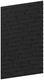 Trendhout | Wandmodule B potdekselplanken zwart | 163x220 cm