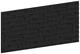 Trendhout | Wandmodule F potdekselplanken zwart | 276x117 cm
