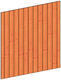 Trendhout | Binnenwand module sponningplanken D | 211x220 cm