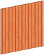 Trendhout | Wandmodule H sponningplanken | 223x220 cm