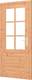 Trendhout stapeldorpeldeur enkele deur linksdraaiend wit gespoten, 96.4 x 213.6 cm