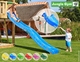 Jungle Gym | Cottage + Playhouse + 2-Swing | DeLuxe | Lichtgroen