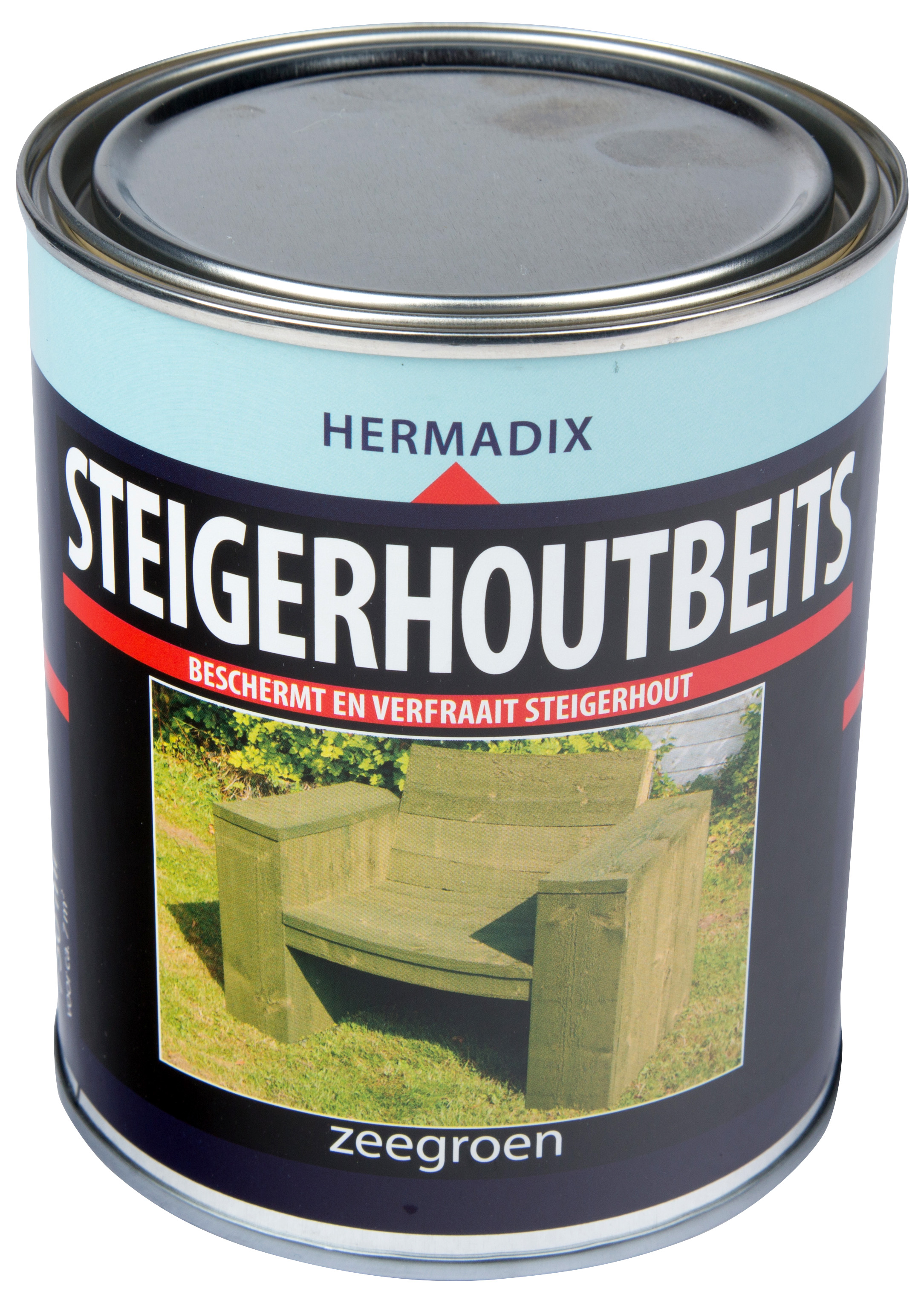 Hermadix | Steigerhouten beits Zee Groen | 750 ml