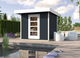 WEKA | Designhuis 'wekaLine' 172 Gr.3 | 295x300 cm | Antraciet
