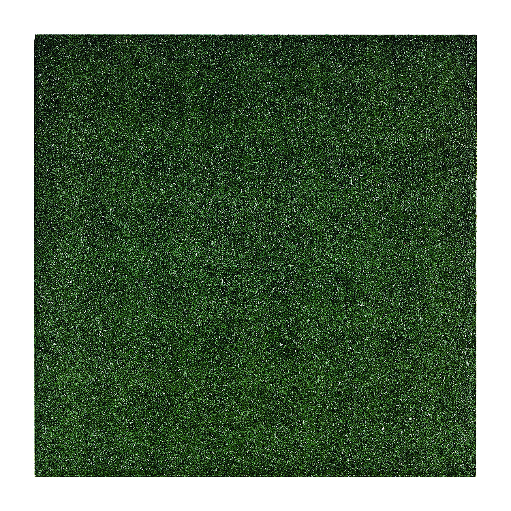Gardenlux | Rubber speelplaatstegel met steekverbinding 50x50x3 cm | Groen
