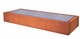Adezz | Cortenstaal Watertafel | 600 x 100 x 40 cm