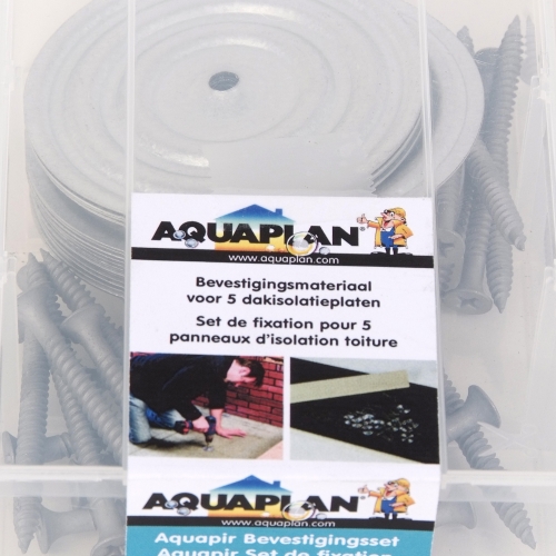 Aquaplan | Isolatie bevestigingsset | schroeven en volgringen | 8 cm