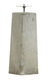 Betonpoer taps | Grijs | 18/15 x 18/15 cm voor paal 14-15 cm