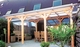 Pext | Veranda Lariks Gelamineerd 120 Helder | LT20V | 406x400 | Vrijstaand