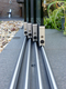 Onder- en boven rail 500 cm, 6-sporig, antraciet
