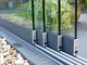 Onder- en boven rail 500 cm, 4-sporig, wit