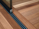 Onder- en boven rail 500 cm, 4-sporig, wit