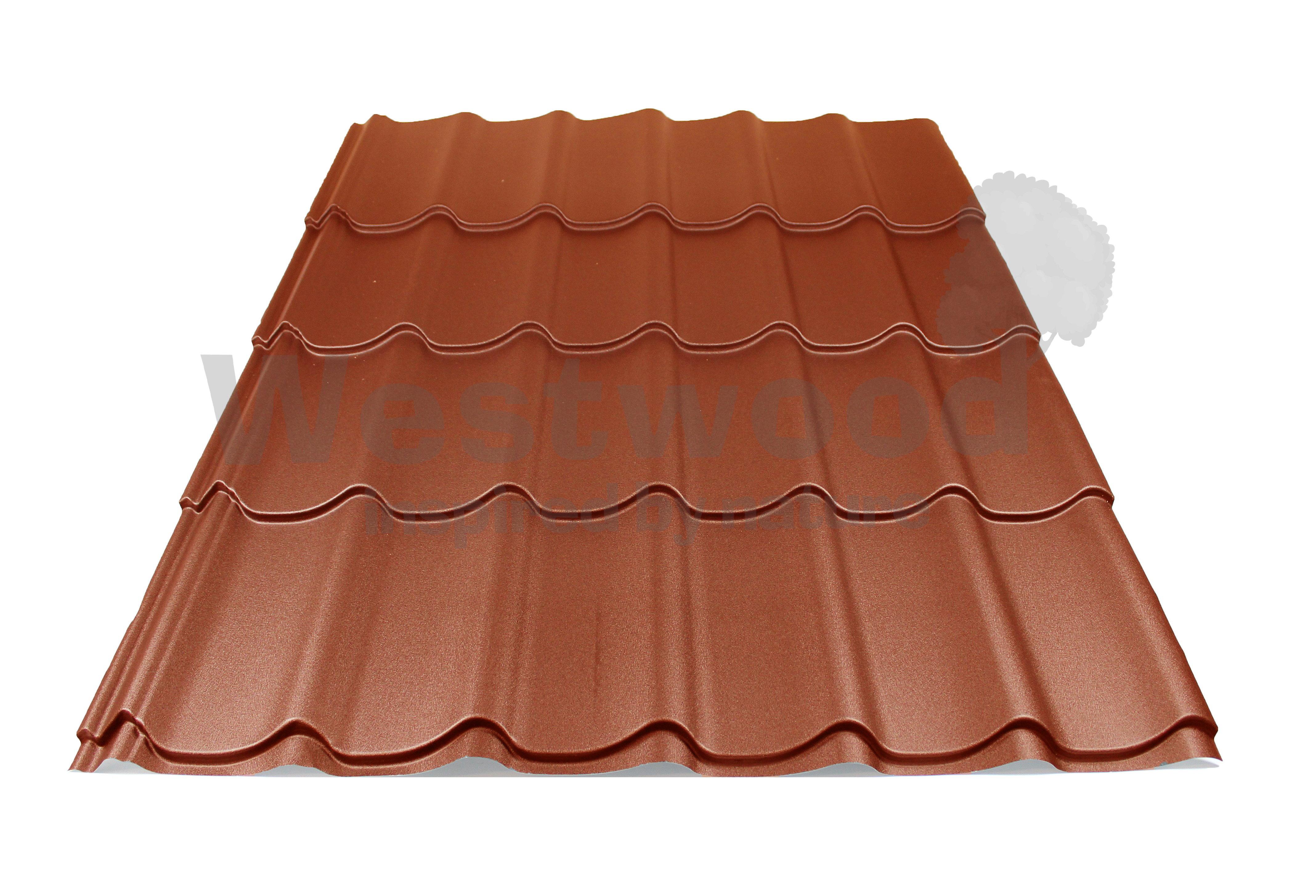 Arcelor Mittal | Dakpanplaat mat | Luna | Terracotta | 900 mm